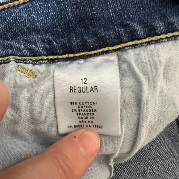 Old Navy The Flirt Women's Low Rise Denim Jeans Blue Size 12 - Picture 7 of 16